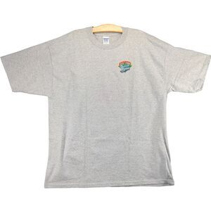 Vintage MLB Little League Central Region T Shirt 2002 Double Sided Size 2XL Gray